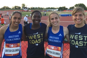 Strong results for Team BC on day one of athletics 